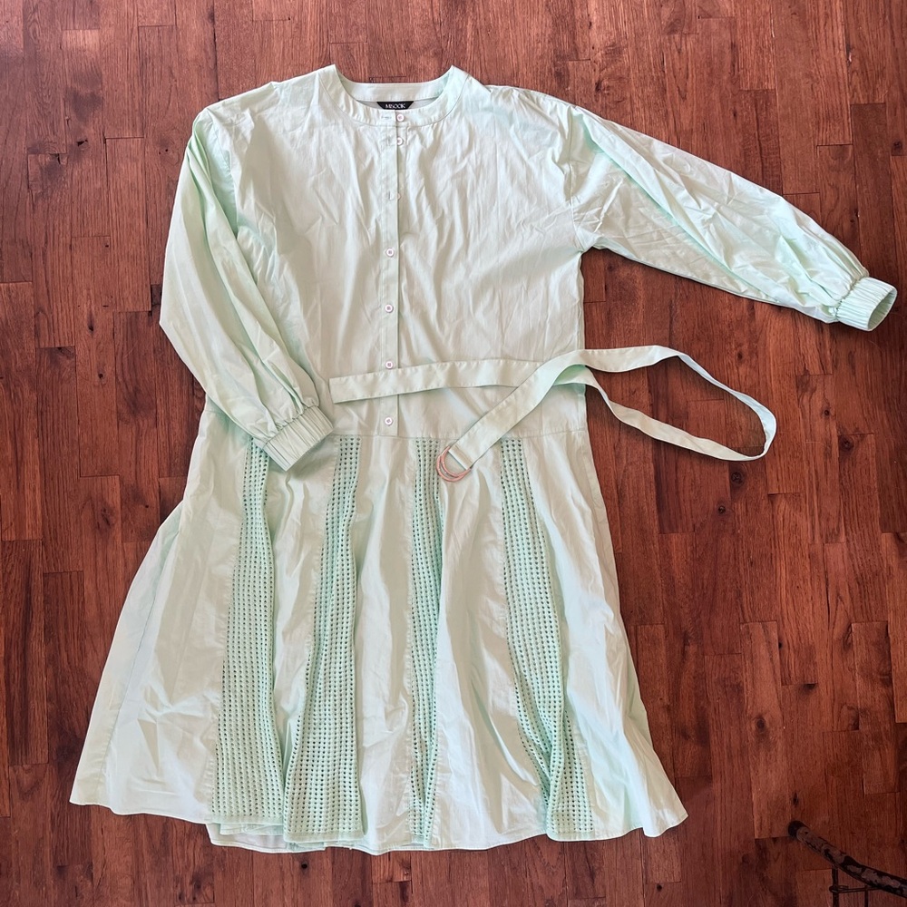 Misook pleated panel knitted dress Plus size medium